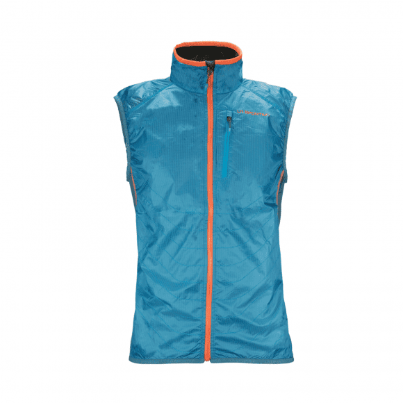 La Sportiva Hustle Vest 2016, capo polivalente da sci alpinismo, nella versione uomo