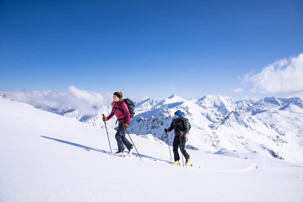Komperdell e lo sci alpinsmo.