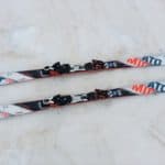 Una paonoramica in pista dello sci Atomic Redster XTR