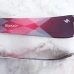 La spatola dello Sci Blizzard Quattro W7.2 vista anche dal fianco