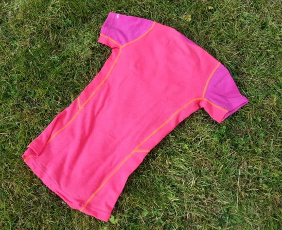 La magli intima da donna Devold Energy T-shirt, utilizzata nei test a Carezza