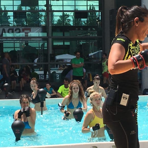 Sparring Ball in piscina