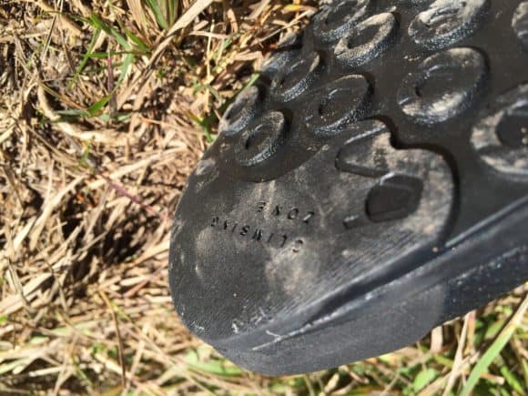 La Sportiva Tx 2 è equipaggiata con una punta per arrampicata, la climbing zone di Vibram