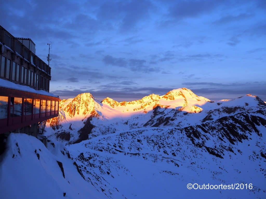 Le cime della Val Venosta dall'hotel Grawand