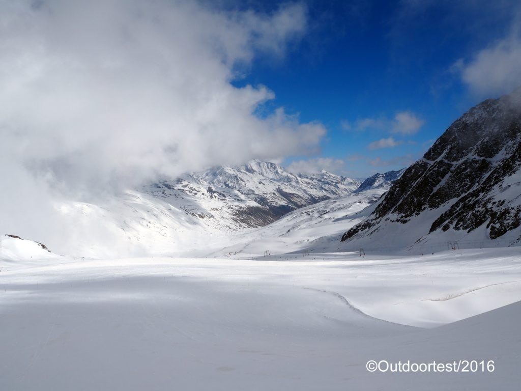 Le piste scendono verso l'Austria