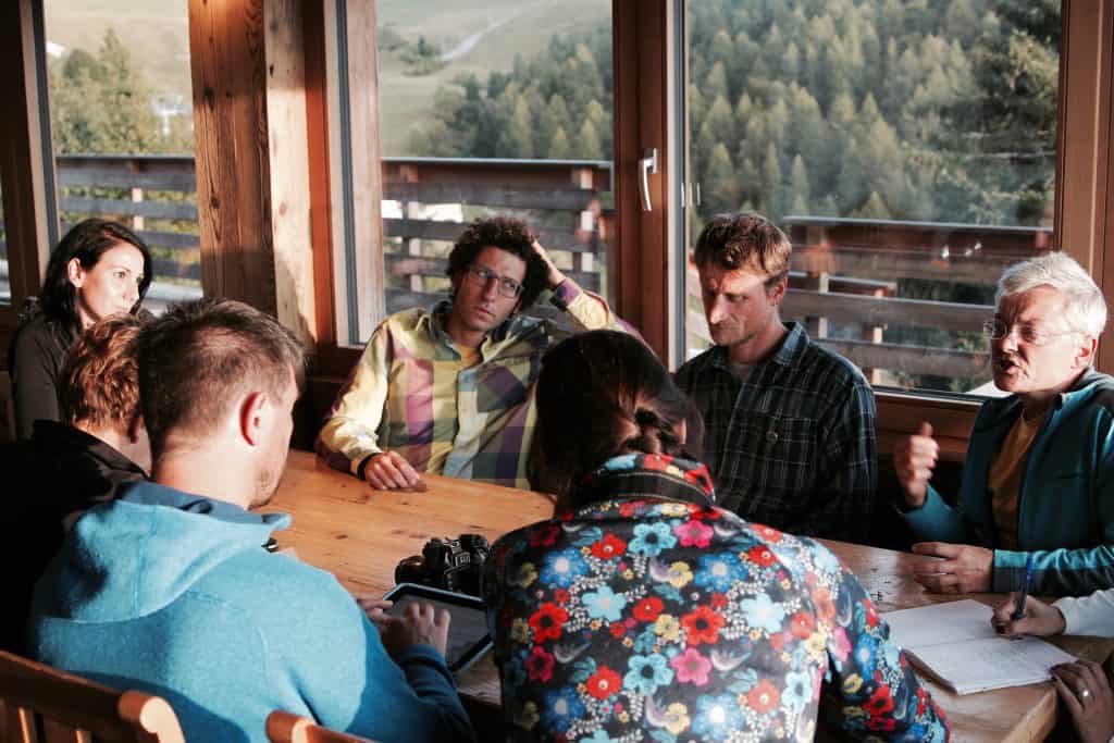 Al rifugio Ratti Cassin in Valsassina, Educational per la stampa con le Guide Alpine Lombardia