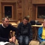 L'assessore Antonio Rossi, il presidente delle Guide lombarde Fabrizio Pina e la guida alpina Luca Biagini
