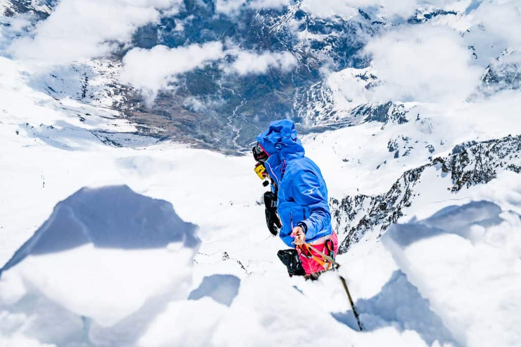 Un frame del film “4634 - Perception - The Mountain Within”