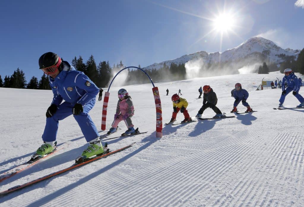 Anche i bimbi a scuola di sci, ®AMSI Lombardia