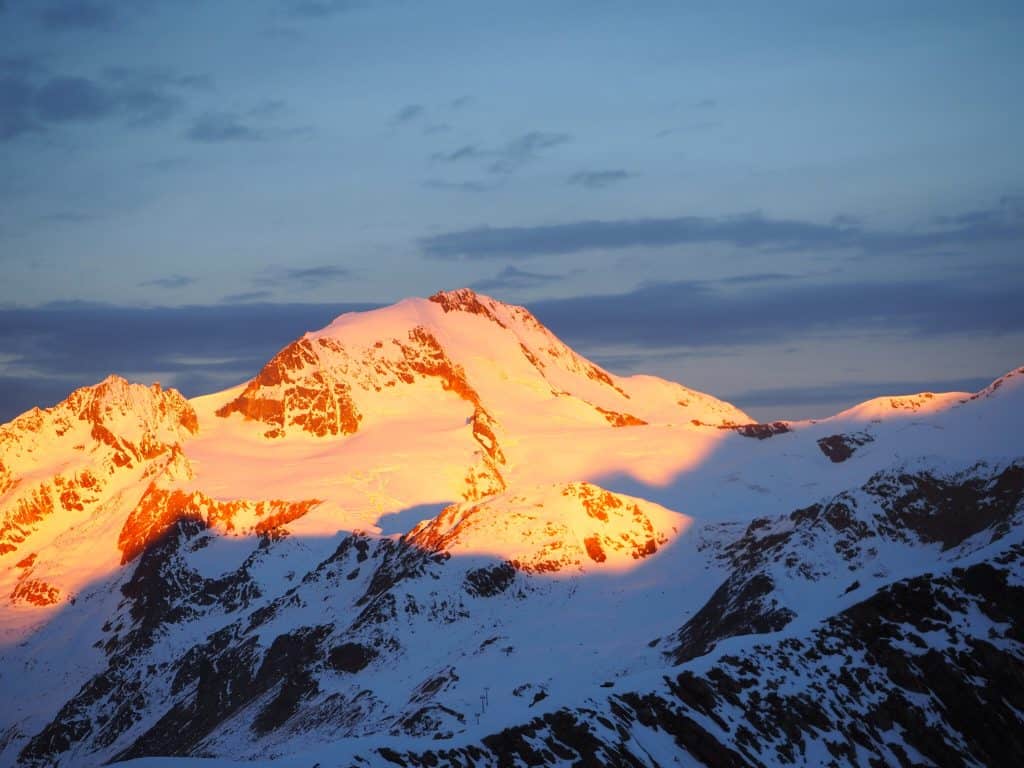 La cima della Palla Bianca in alto Adige