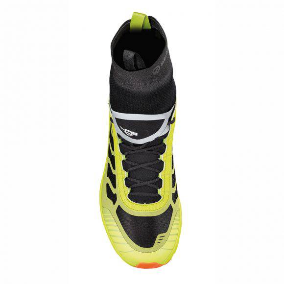 Scarpa Atom S Evo Od colore lime vista superiore
