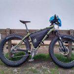 Fat bike montata con le borse Rusjan