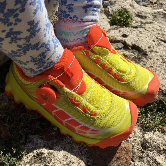 Particolare della Laspokid flash con Boa Closure System