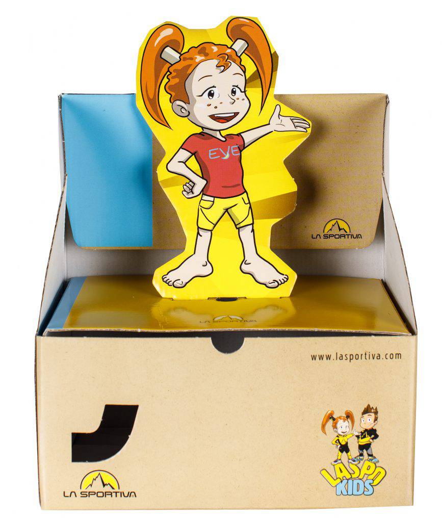 Il packaging della collezione Laspokid