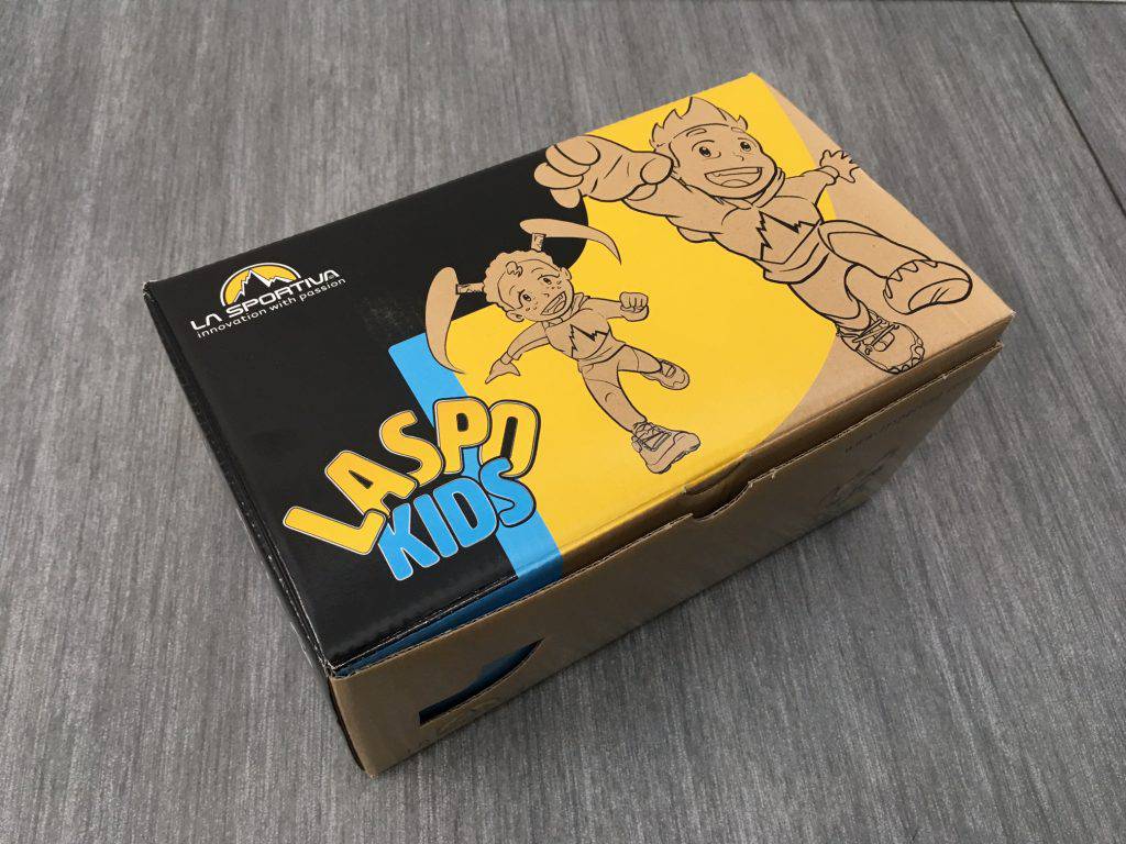 Il packaging della collezione Laspokid
