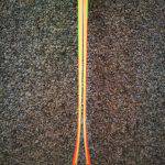 Dettaglio del rocker in coda dello sci Elan Rip Stick 96