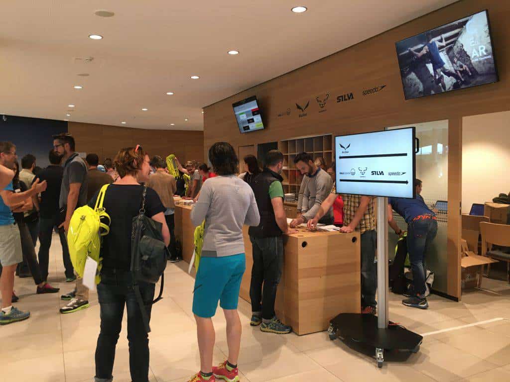 Il pubblico presente alla Brand Convention Oberalp Salewa