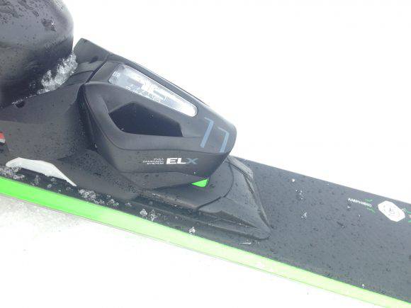 Attacco Elan ELX 11 montato sull'Amphibio 14 Ti