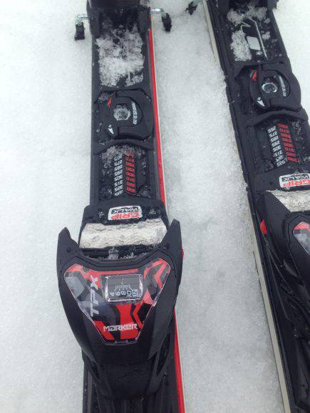 Puntale dell'attacco Marker montato sul Dobermann Spitfire Ti Evo 2017