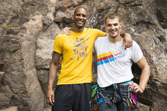 La Sportiva e Dolomiti Energia Trentino, Luca Lechthaler e Beto Gomes @Matteo-Pavana