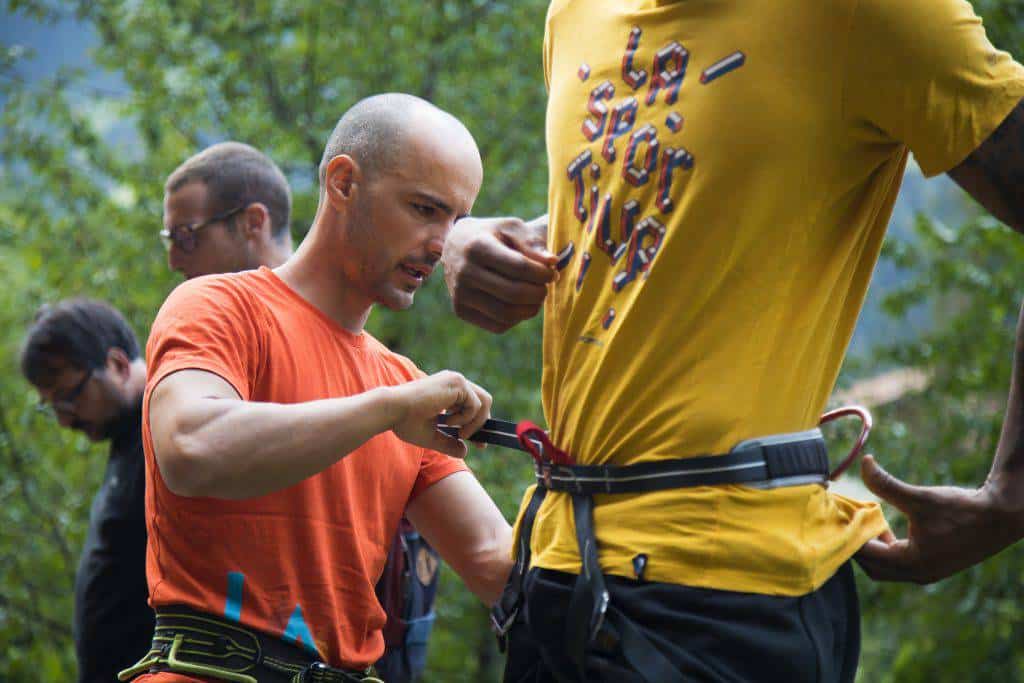 La Sportiva e Dolomiti Energia Trentino, Luca Lechthaler e Beto Gomes @Matteo-Pavana