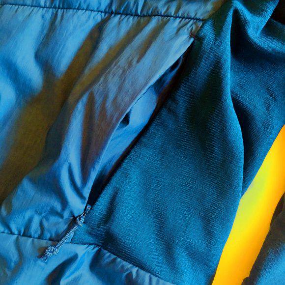 Salewa Pedroc Polartec Alpha jacket, dettaglio tasca laterale
