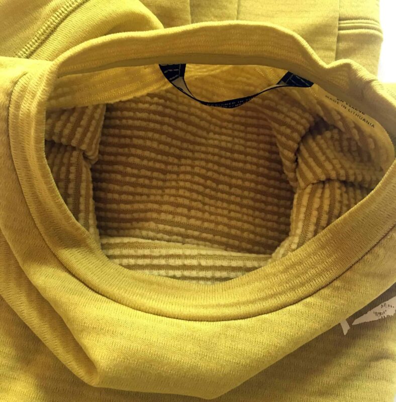 Salewa Pedroc baselayer Polartec power Grid dettaglio collo