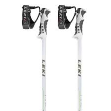 Leki Speed S Airfoil bianco e grigio