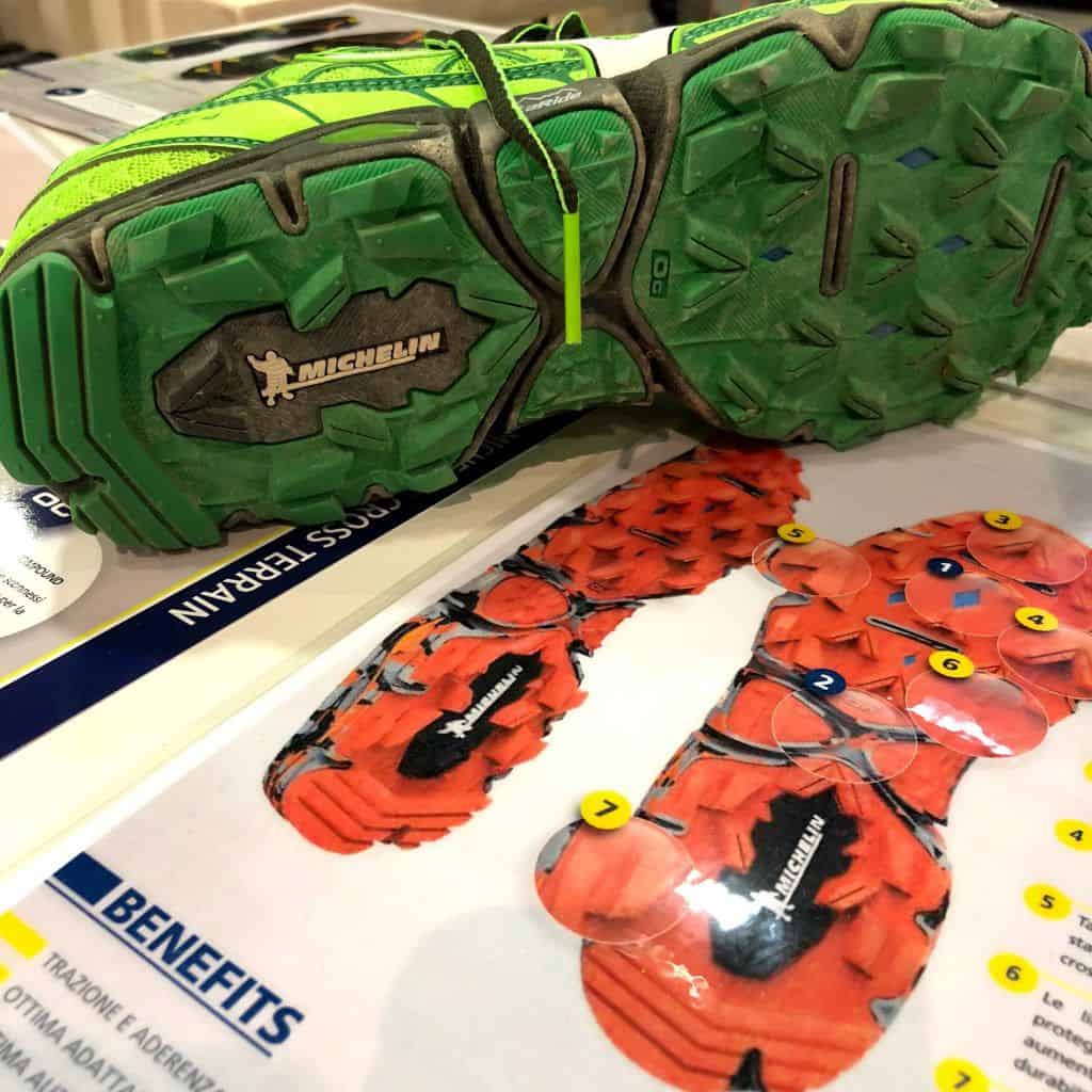 T&O Turismo e Outdoor Festival a Fiere di Parma, edizione 2018. Suole Michelin