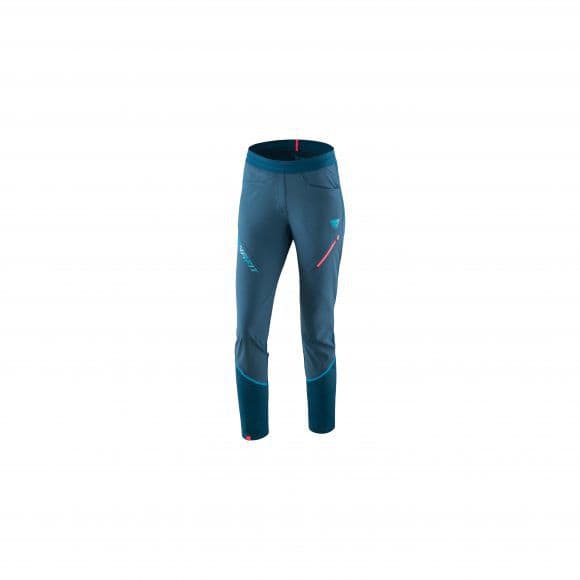 Vista frontale dei Dynafit Transalper Hybrid Pant da donna colore blu