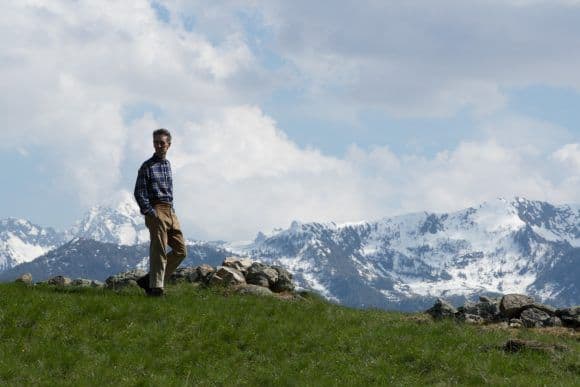 Solo in volo, l'attore Stefano Scherini interpreta Luigi Bombardieri