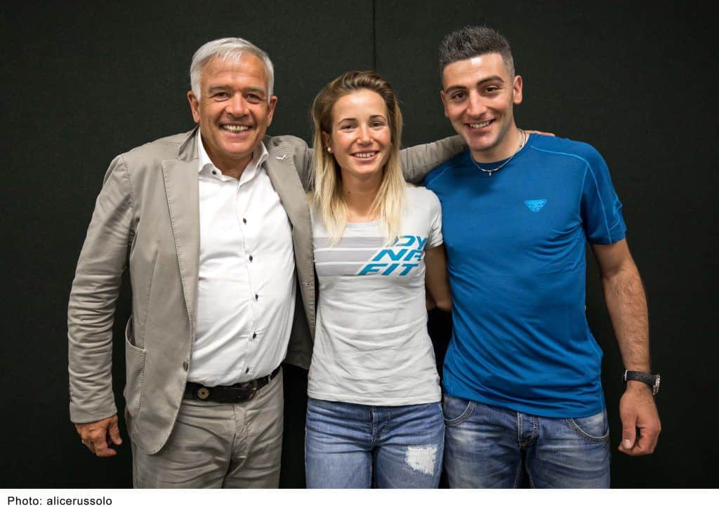 Heiner Oberrauch, Alba De Silvestro e Damiano Lenzi