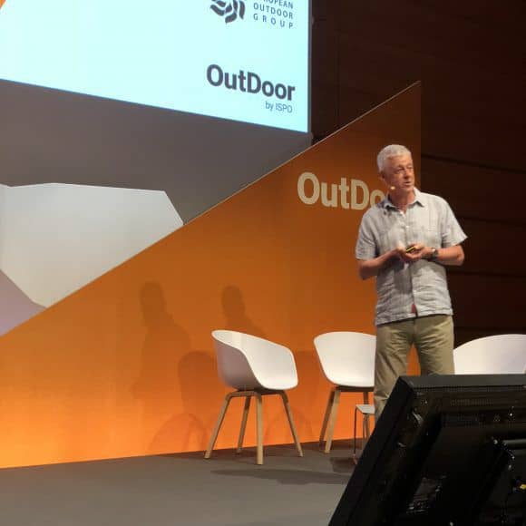 Markus Held, presidente EOG (European Outdoor Group) durante la presentazione a Monaco