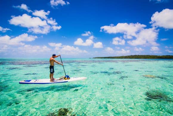 Sup e mare cristallino. Credits Franz Orsi