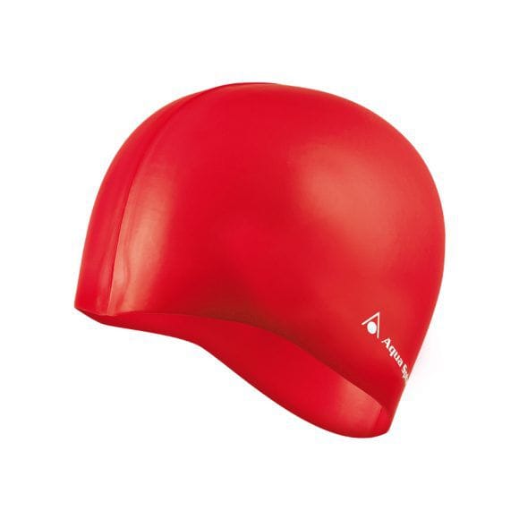 Aqua Sphere Classic Silicone, cuffia da nuoto in acque libere, colore Red