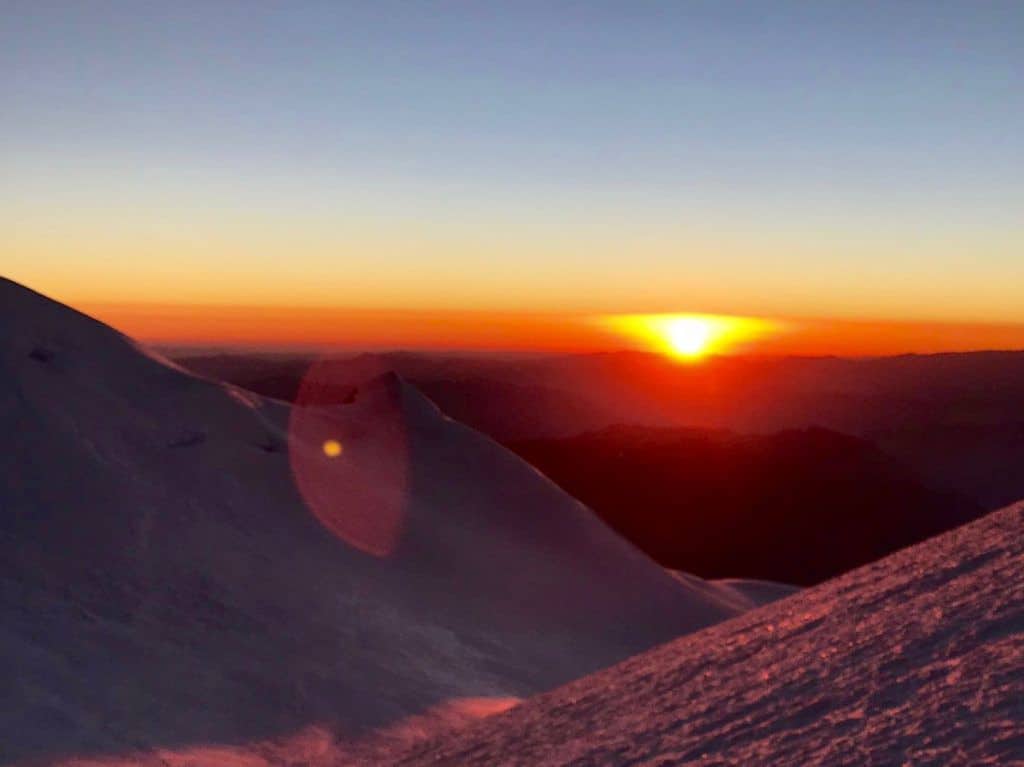 Panorama dall'Illimani