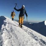 Ferrino Viedma Jacket Man sulla cima sud dell'Illimani a 6.440 mt.