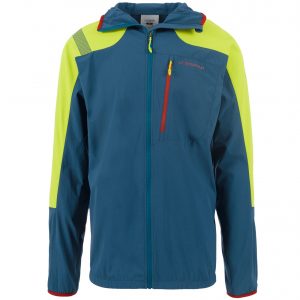 La Sportiva TX Light JKT Man nei colori blu e giallo