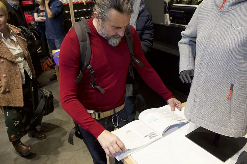 Oberalp press conference: analisi e condivisione di progetti di responsabilità verso i lavoratori, l'ambiente e la società