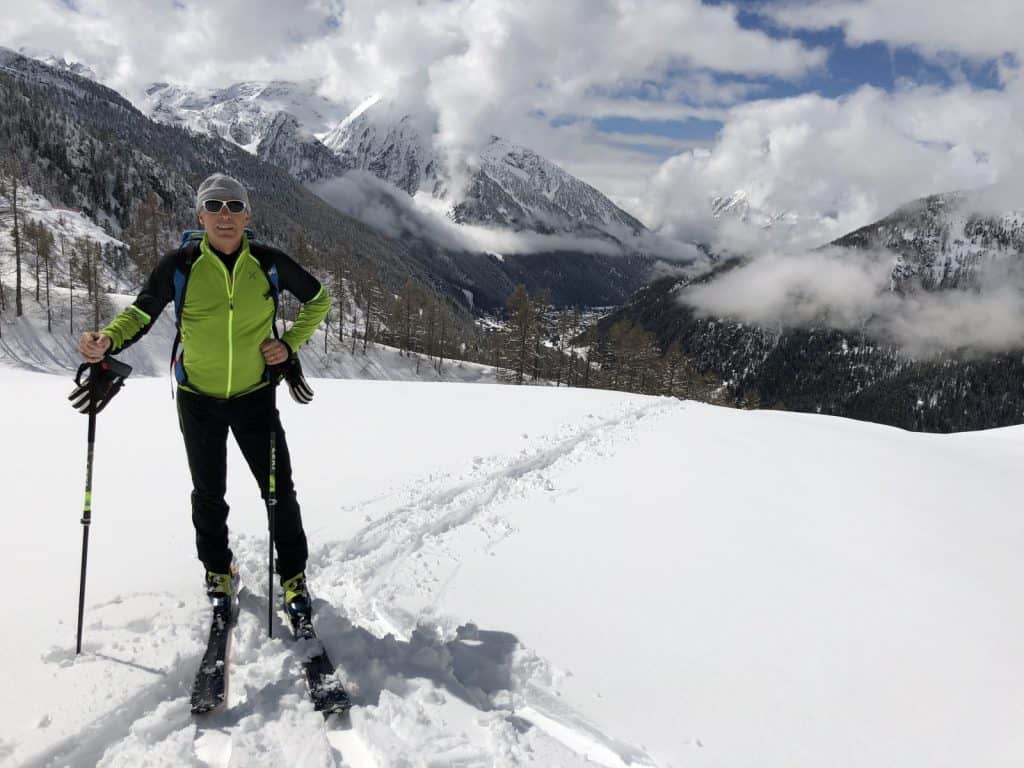 Salita da Ciarcerio al Colle Bettaforca sul percorso attrezzato da sci alpinismo monterosa Ski/Montura