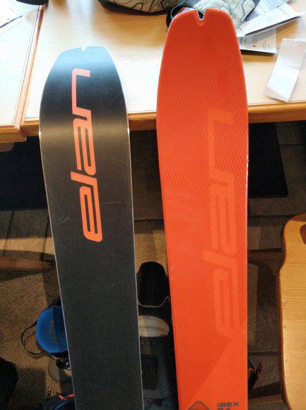 Superfici superiore e inferiore dell'Elan Ibex 94 Carbon