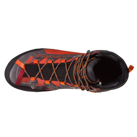 Vista superiore delle forme della La Sportiva Trango Tech GTX