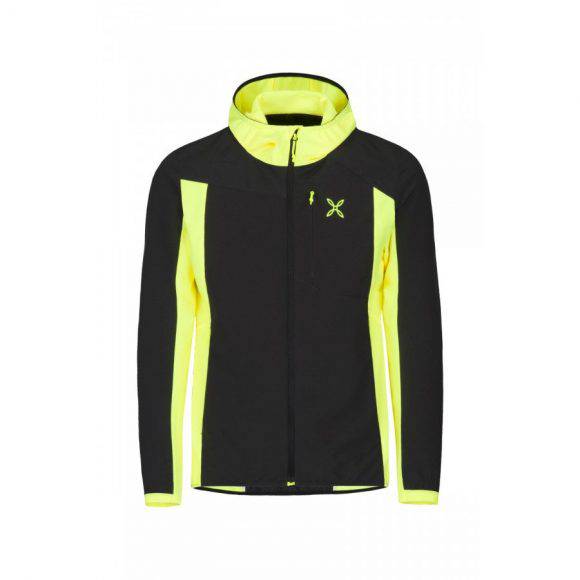 Montura Basalto Hoody Jacket nero:giallo fluo