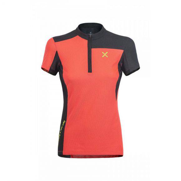 Montura Selce Zip T-Shirt W coral fluo