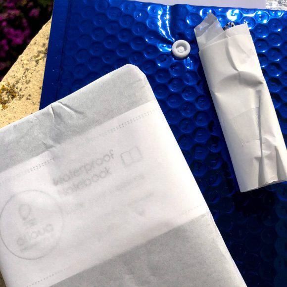 Soffice carta patinata per rivestire il blocco note Atlaua Waterproof Notebook