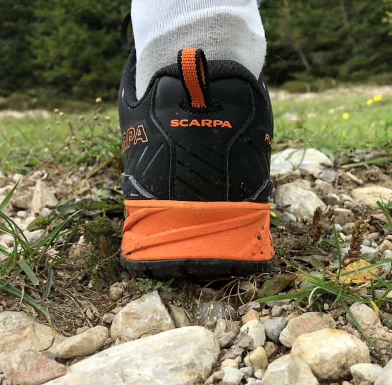 Scarpa Rush vista posteriore