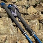 Leki Micro Vario Carbon, bastone da trekking, particolare dell'impugnatura estesa