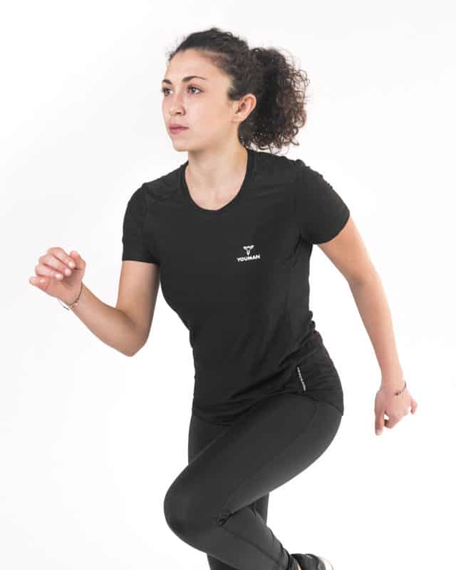 Youman Tee in colore nero