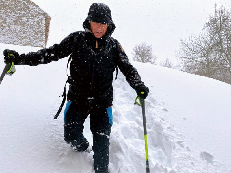 Alfredo Tradati, ciaspolata a Bardineto (Sv), gennaio 21