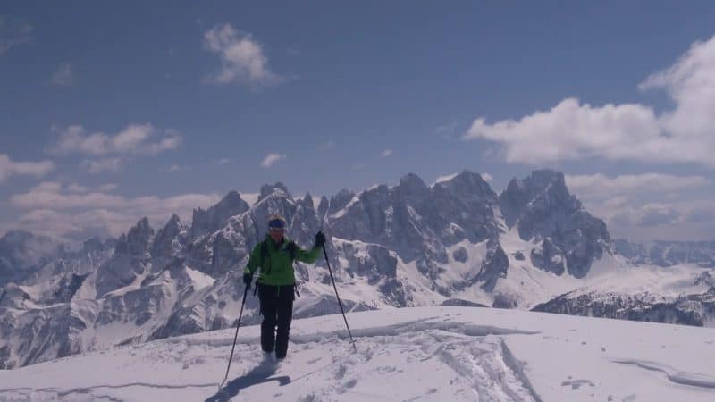 Panorami dolomitici sulle Pale di San Martino